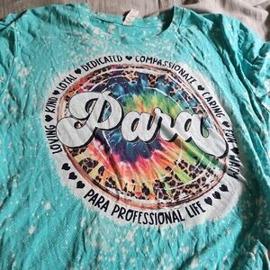 Tie-Dye Para Graphic T-Shirt